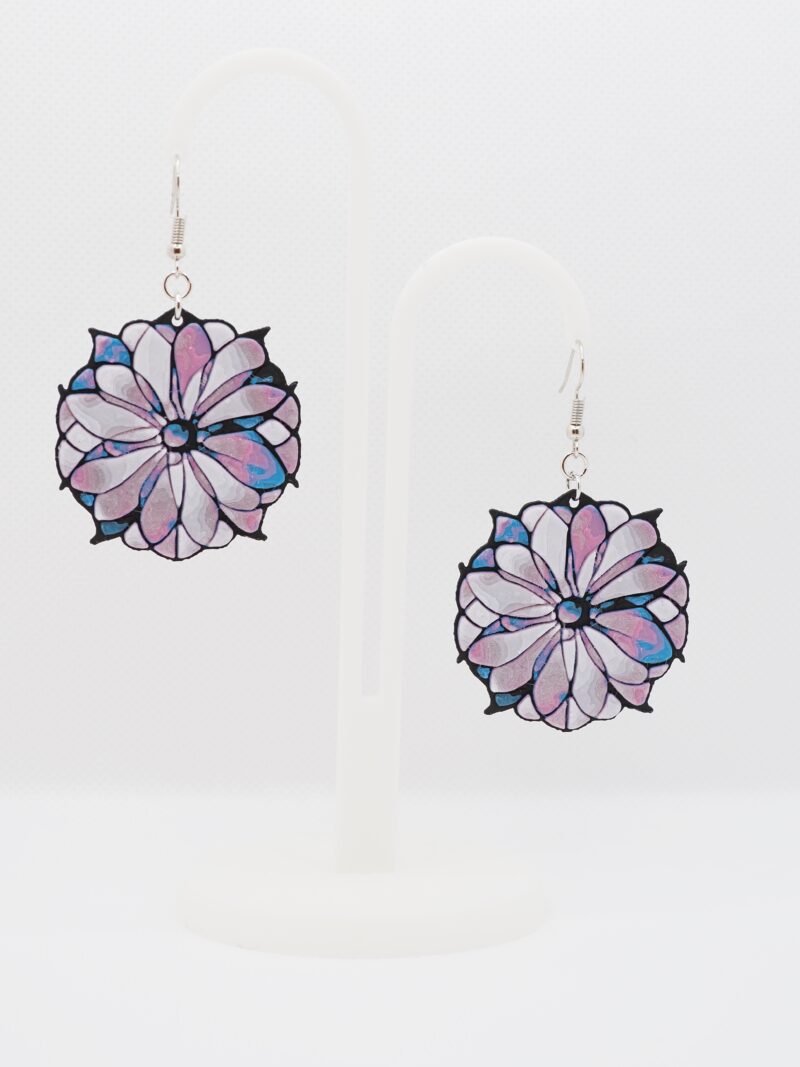 Mandala Flower Earrings