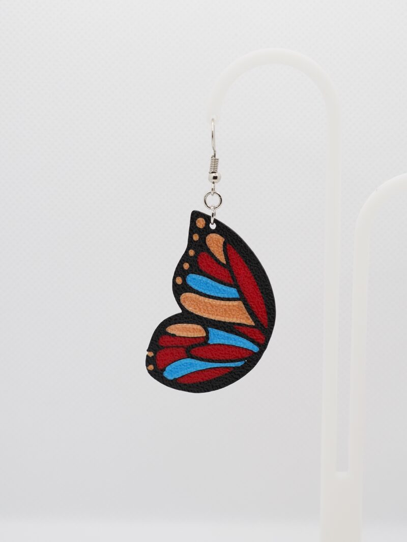 Monarch Butterfly Wing Earrings - Image 2