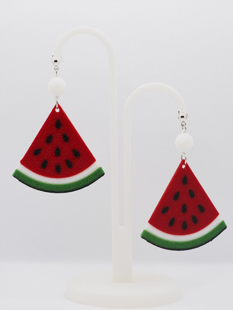 Watermelon Slice Dangle Earrings